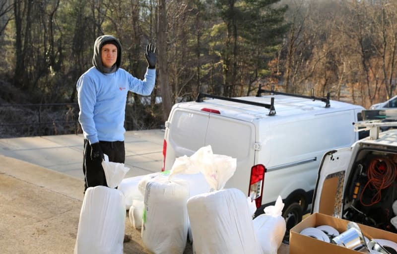 Quality Comfort technician ready for Mini Split Repair service in Hendersonville